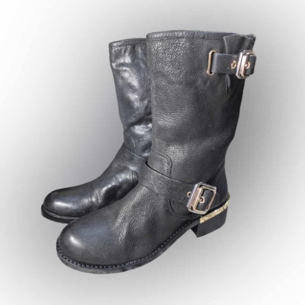 Vince Camuto Black Leather Boots